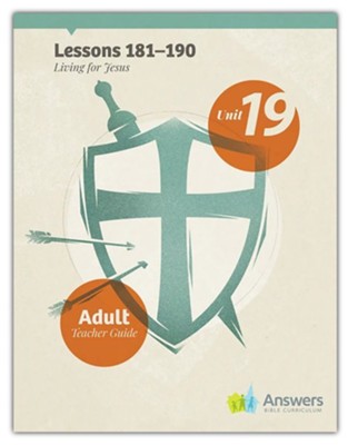Answers Bible Curriculum Adults Unit 19 Teacher Guide (2nd Edition)  - 