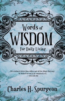 wisdom words daily book living paperback spurgeon ebook charles christianbook price books eden