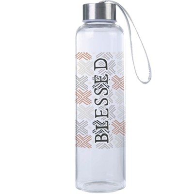 Blessed Glass Water Bottle  - 