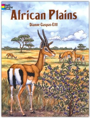 African Plains Coloring Book  -     By: Dianne Gaspas-Ettl
