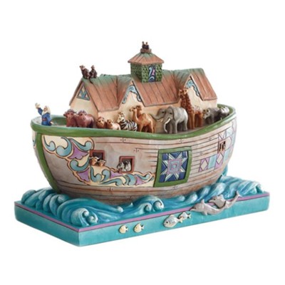 Noah's Ark, Set Sail With Faith That Doesn't Fail Figurine: Jim Shore ...