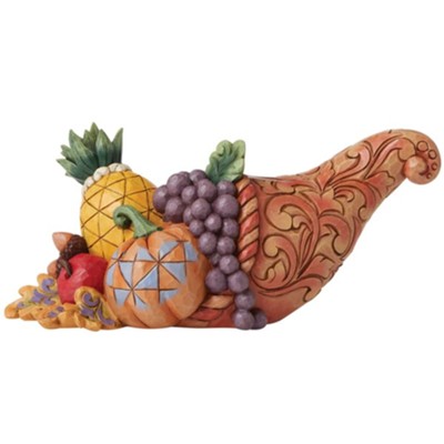 jim shore harvest cornucopia