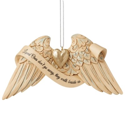 Bereavement Angel Wings Ornament  -     By: Jim Shore
