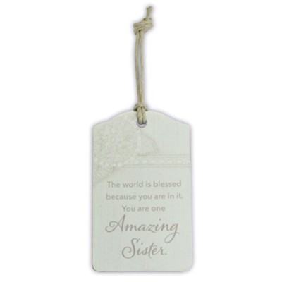 Amazing Sister Gift Tag  - 