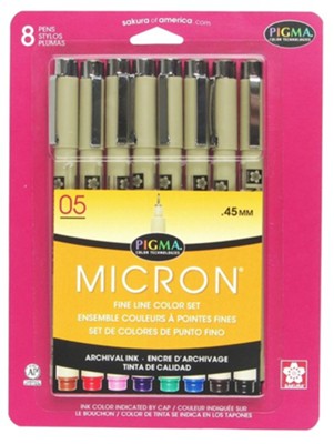 Micron Bible Journaling Pen Set, Pack of 8  - 