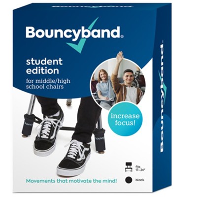 Black Bouncy Band for Middle/High School Chairs   - 