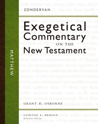 Matthew: Zondervan Exegetical Commentary on the New Testament [ZECNT]-eBook  -     Edited By: Clinton E. Arnold
    By: Clinton E. Arnold(Ed.)
