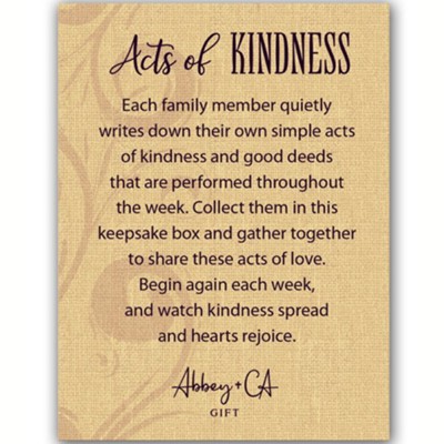 Acts Of Kindness Box With Magnetic Cover  - 