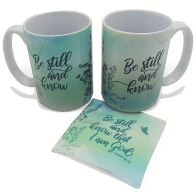 Be Still And Know Mug And Coaster Boxed Set  - 