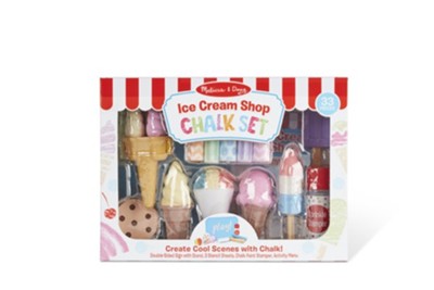 ice cream chalk set