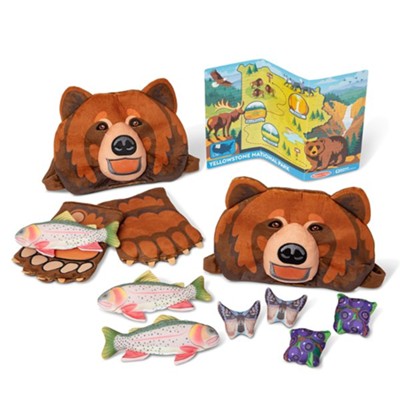 National Park Foundation Yellowstone Grizzly Bear Game Play Set  - 