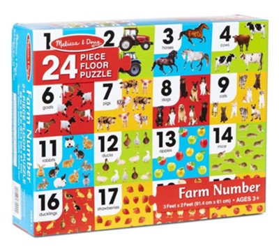 Janod Puzzle A Day At the Farm - 24 Pieces