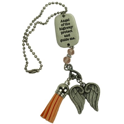Angel of The Highway Car Charm  - 
