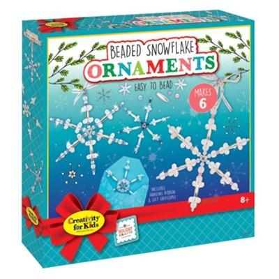 Beaded Snowflake Ornaments  - 