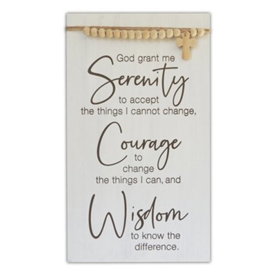 Serenity Wall Plaque - Christianbook.com