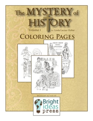 The Mystery of History Volume 1 Coloring Pages - PDF Download  [Download] -     By: Linda Lacour Hobar
