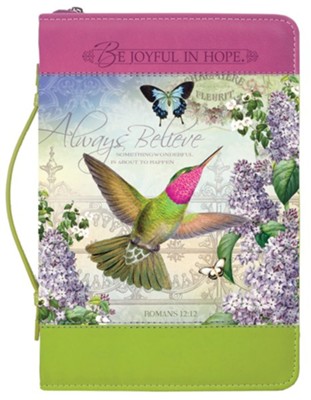 Always Believe, Hummingbird Bible Cover, XX-Large   - 