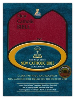 St. Joseph New Catholic Bible (Large Type), Leather, imitation ...