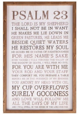 Psalm 23 Framed Art Christianbook Com