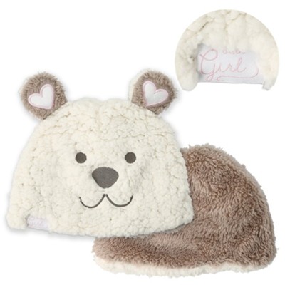 Baby Bear Hat, Baby Girl  -     By: Comfort Collection
