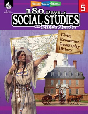 180 Days of Social Studies for Fifth Grade: Practice, Assess, Diagnose - PDF Download  [Download] - 