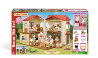 calico critters townhome gift set