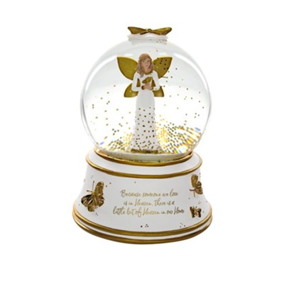 Because Someone We Love Is In Heaven Water Globe  -     By: Butterfly Whispers, Amylee Weeks
