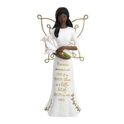 Because Someone We Love is In Heaven Angel Figurine  -     By: Butterfly Whispers
