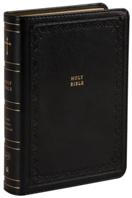 Kjv Compact Reference Bible, Comfort Print--soft Leather-look, Black 