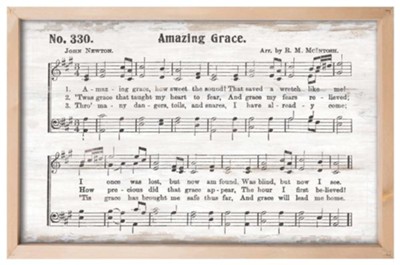 Amazing Grace Framed Wall Decor Christianbook Com
