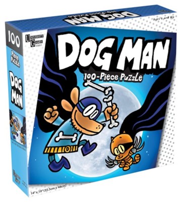 Dog Man and Cat Kid Puzzle, 100 Pieces  - 
