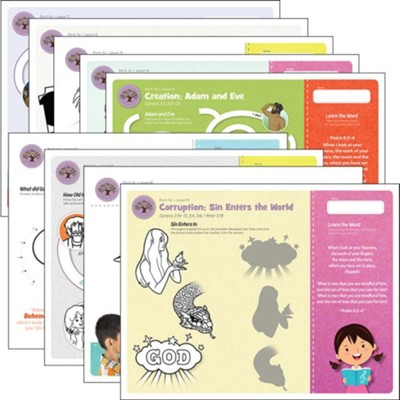Answers Bible Curriculum PreK-1 Unit 2 Take Home Sheets (1 Pack; 2nd Edition)  - 