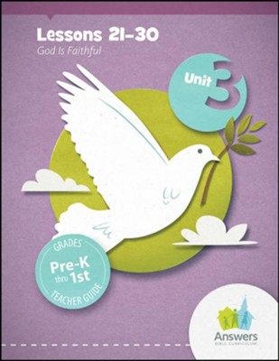 Answers Bible Curriculum PreK-1 Unit 3 Teacher Guide (2nd Edition)  - 