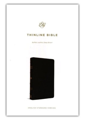 ESV Thinline Bible--buffalo Leather, Brown: 9781433570865 ...