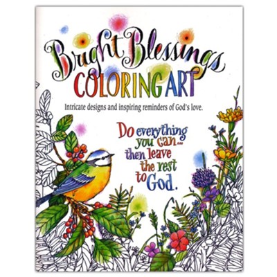 Bright Blessings Coloring Art  - 
