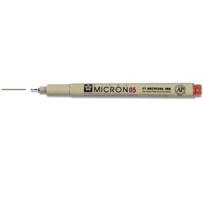 Pigma Micron Pen 05 (.45mm) - Brown - 084511357839