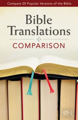 Bible Translations Comparison, Pamphlet - 5 Pack   - 
