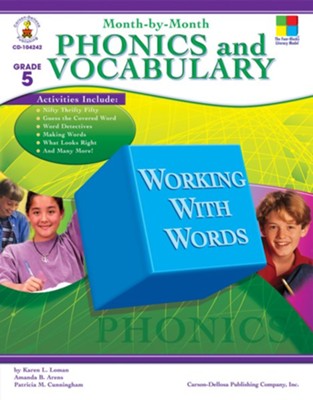 Month-by-Month Phonics and Vocabulary, Grade 5 - PDF Download [Download ...