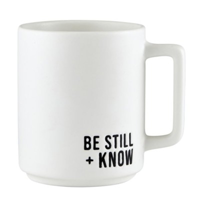 Be Still+Know, Cafe Mug - Christianbook.com