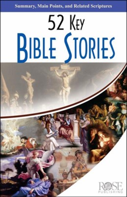 52 Key Bible Stories, Pamphlet   - 