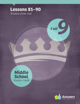 Answers Bible Curriculum Middle School Unit 9 Teacher Guide (2nd Edition)  - 