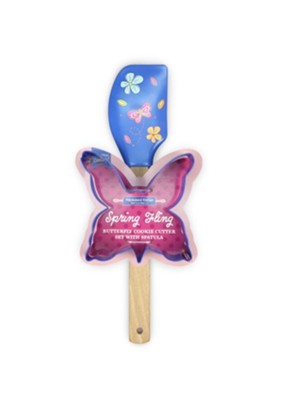 Spring Fling Butterfly Cookie Cutter Set with Spatula  - 
