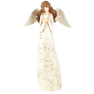 Angel Holding Heart Figurine  - 