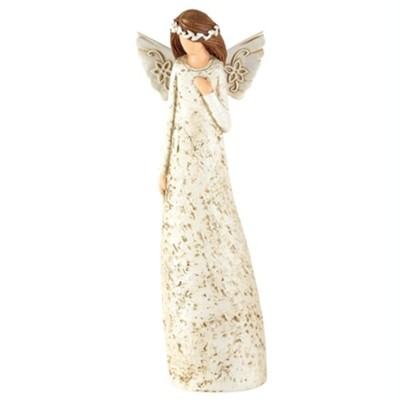 Angel with Hand on Heart Figurine  - 