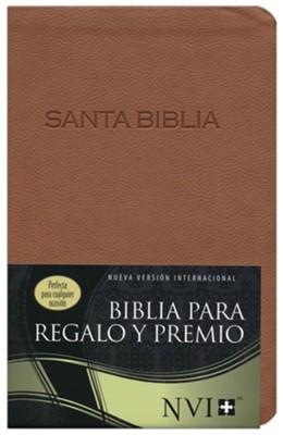 Biblia NVI para Regalo y Premio, Piel Imit. Marr&oacute;n  (NVI Slimline Gift & Award Bible, Imit. Leather, Brown)  - 