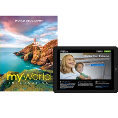 myWorld Interactive: Geography Homeschool Bundle (2019 Copyright)  - 