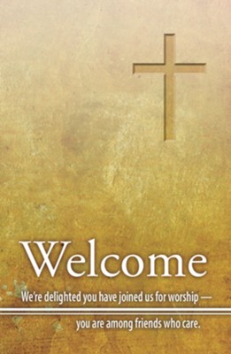 Welcome Cross (Psalm 122:1) Pew Cards, 50 - Christianbook.com