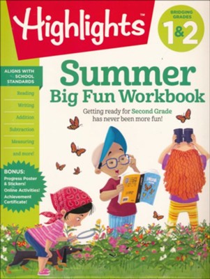 Summer Big Fun Workbook: Bridging Grades 1 & 2  - 