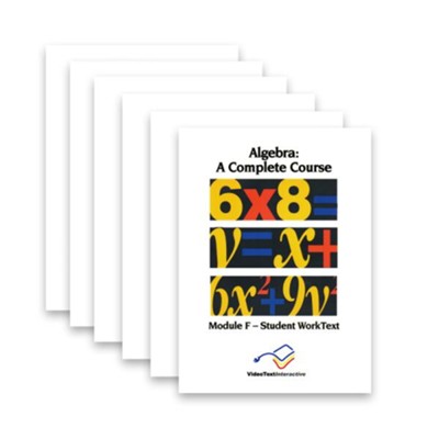 VideoText Interactive Algebra--Complete DVD Module Kit   -     By: Tom Clark
