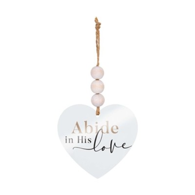 Abide In His Love, Beaded Ornament  - 